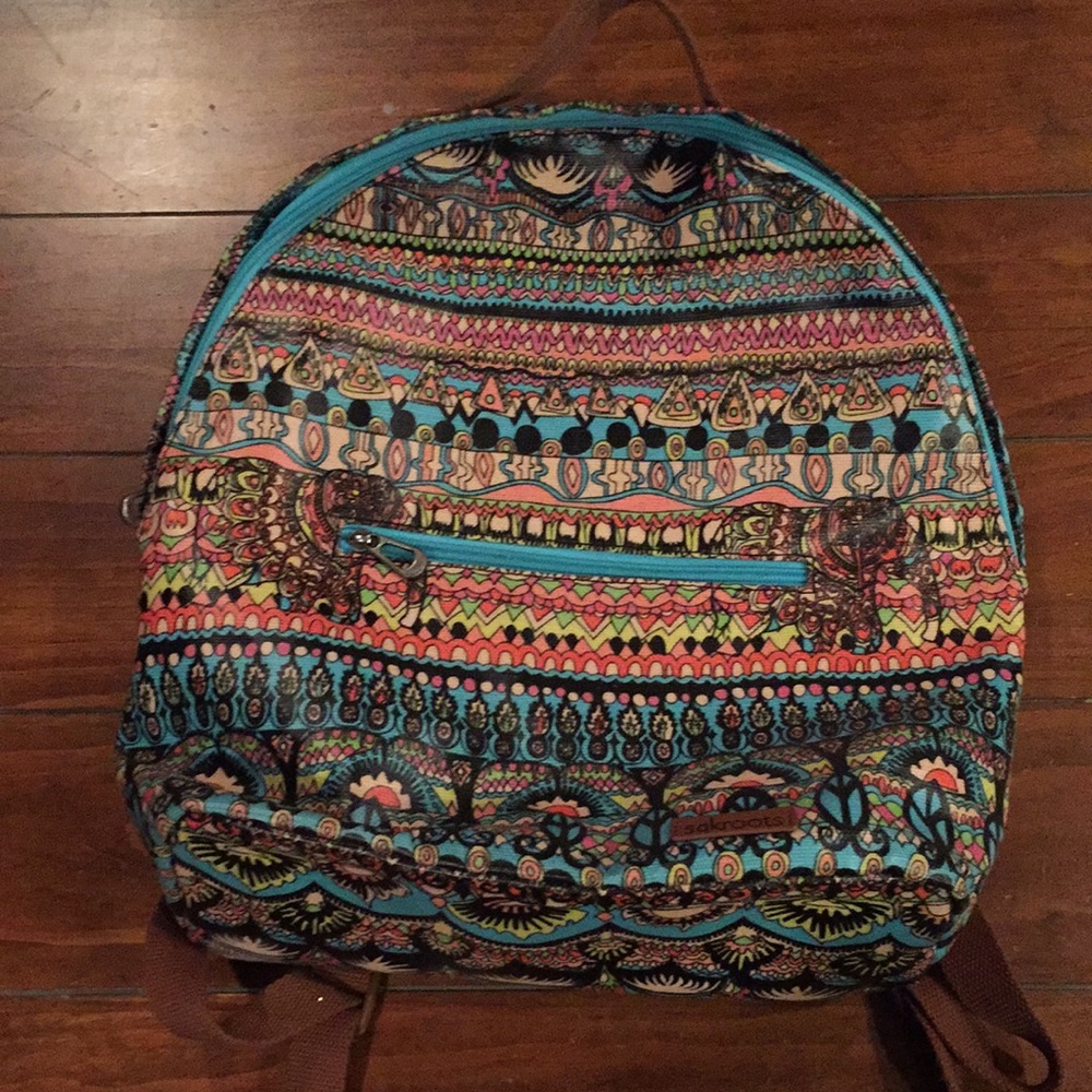Sakroots printed knapsack